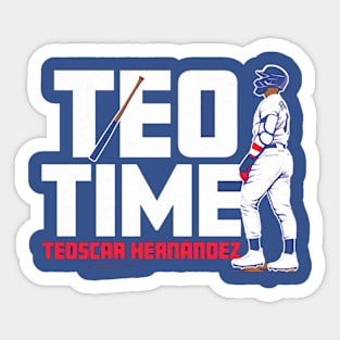 Teoscar Hernandez Teo Time Sticker